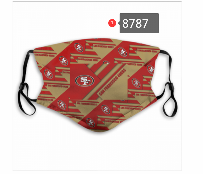 2020 San Francisco 49ers  Dust mask with filter